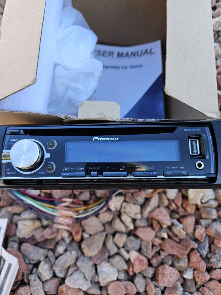 Pioneer Car Stereo With Wire Harness