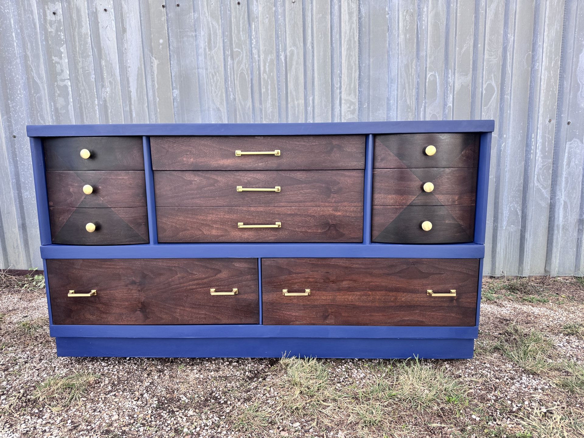 Vintage MCM Mid Century Modern Dresser, Media Center, TV Stand, Entry or Console Table.