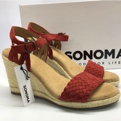 Sonoma Snanettan Wedges New Size 10