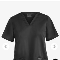 Cherokee Women’s V Neck Workwear Two XS Petite Scrub Tops 