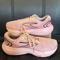 Women's Brooks Glycerin GTS 21, Zephyr/Violet/Green, Women's 8M