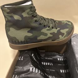 NOBULL Camouflage High Top Canvas Sneakers Size 9wmns/7.5mens