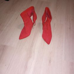 Red Heel Boots 