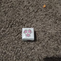 Porcelain Vintage Jewelry Box