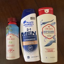 Head Shoulders + Body Wash + Deodorant 