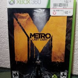 Metro: Last Light on Xbox 360