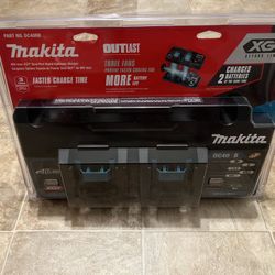 40V max XGT Dual Port Rapid Optimum Charger