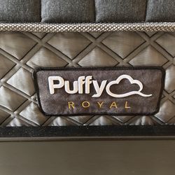 Puffy Royal Hybrid King-Size Mattress, Like New, Excellent Condition