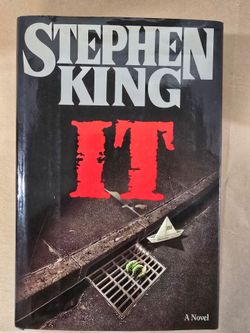 Stephen King IT First Edition 1st Printing 1986 Viking $22.95 Bob Giusti HCDJ