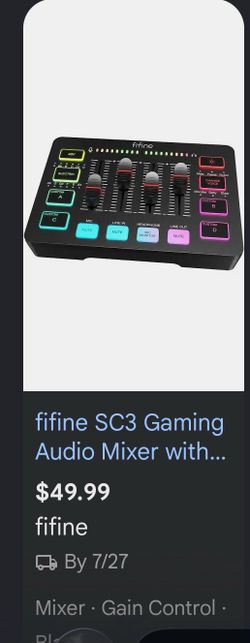 Fifine audio mixer