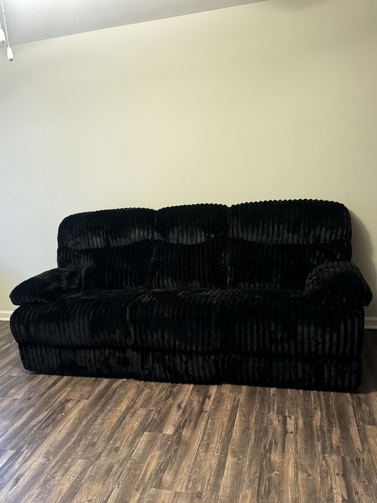 Black 3-Seater Sofa