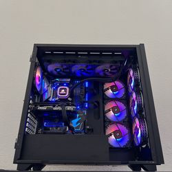 ULTRA FAST Liquid Cooled i7 RTX Gaming PC Computer (i7-8086K, RTX 4060 Ti, 32GB RAM, 1TB NVMe + 1TB HDD, WiFi)