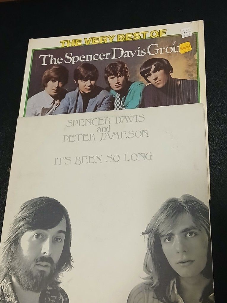 Spencer Davis Music Lot (2) Vintage 1970's Vinyl Records STEVE WINWOOD