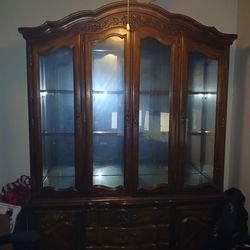ANTIQUE DINING RM CHINA CABINET