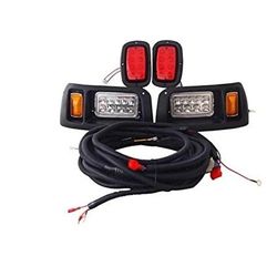 KEMIMOTO DS LED Light Kit Compatible with Club Car DS 1993 Newer Models, Golf Cart Street Legal LED Headlight Tail Light Kit for Gas Electric Models