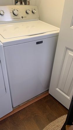 Maytag Commercial Technology Washer + GE Dryer Set – Excellent Condition – Clean & Works Great