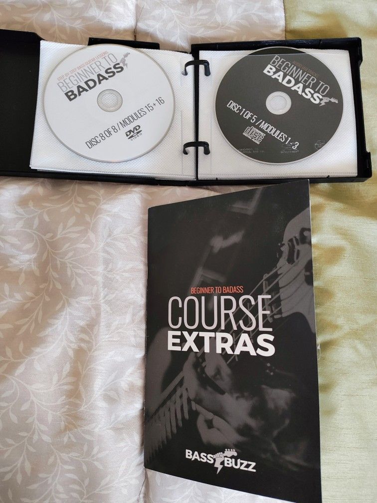 Beginner To Badass DVD bass Lessons On DVD