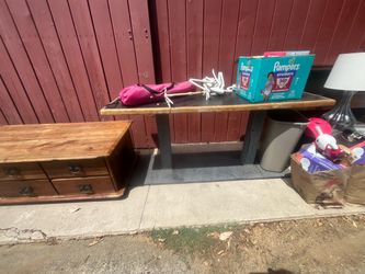 FREE furniture! Trunk, dinning room table