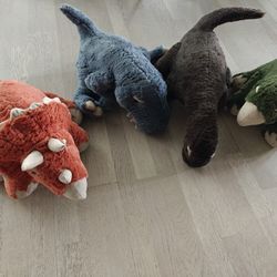 Stuffed Dinosaur Set