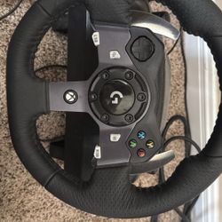  Xbox Logitech Steering Wheel With Foot Pedals (willing To Negotiate)