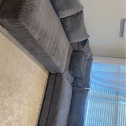 Large Gray Sofa – Modern Living Room Couc