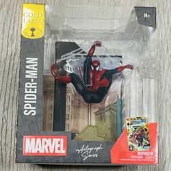 McFarlane Toys Marvel Spider-Man Gold Label Collector's Edition Autographed card