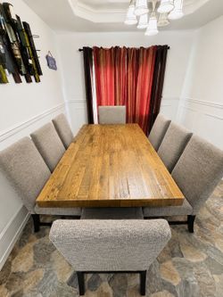 Ashley Dining Room Table Set – Table, 8 Chairs & Bench
