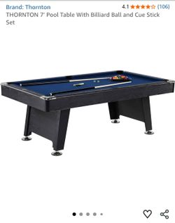 Pool Table with accessories