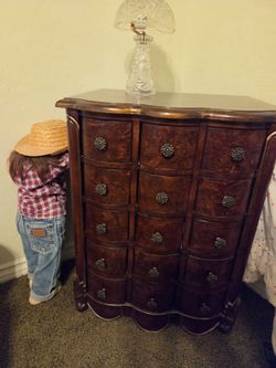 Dark Wood Chest of Drawers