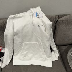 New White Nike Hoodie M
