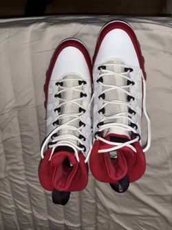 Jordan 9 Retro White Gym Red Size 11.5