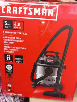 Craftsman 5-Gallon 4.0 HP Wet/Dry Vac