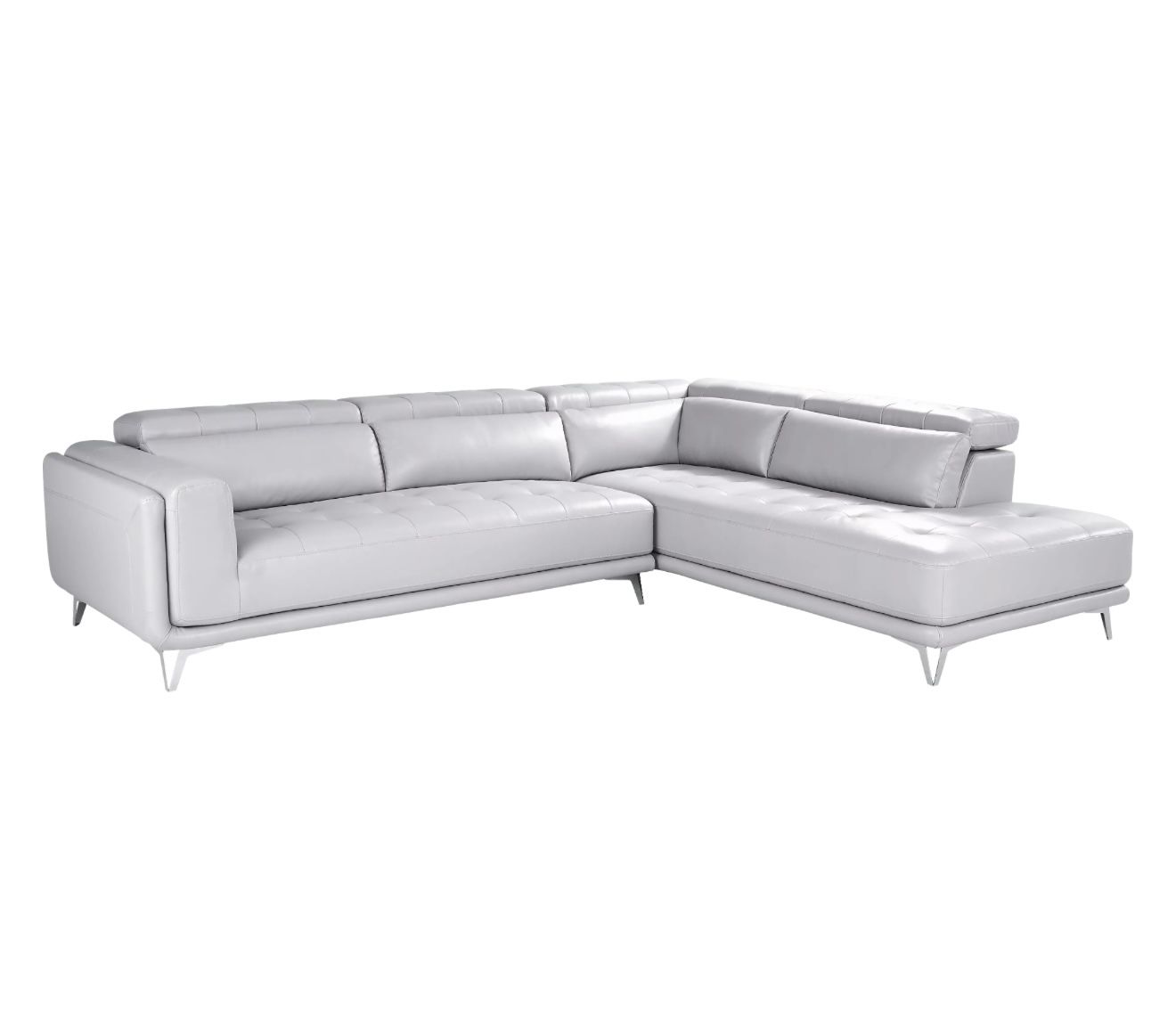 City Furniture Leather 2pc Sectional