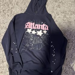 Sp5der Atlanta Hoodie ‘navy Blue’