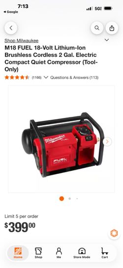 Milwaukee air compressor