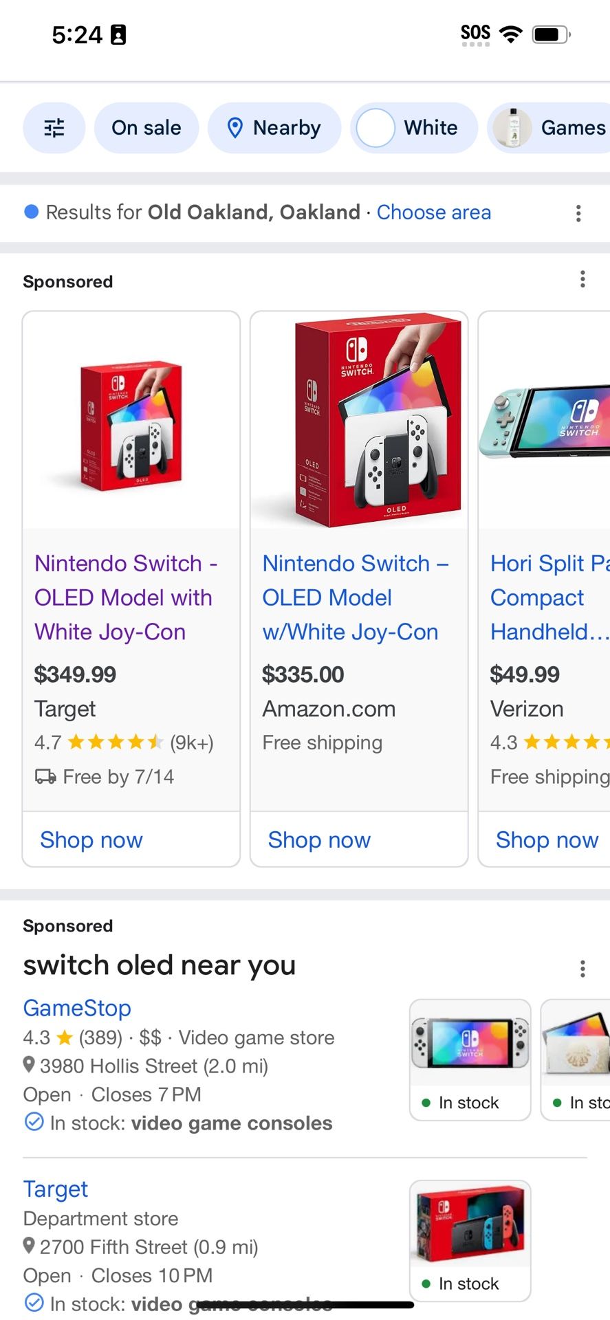Brand New Nintendo Switch Oled