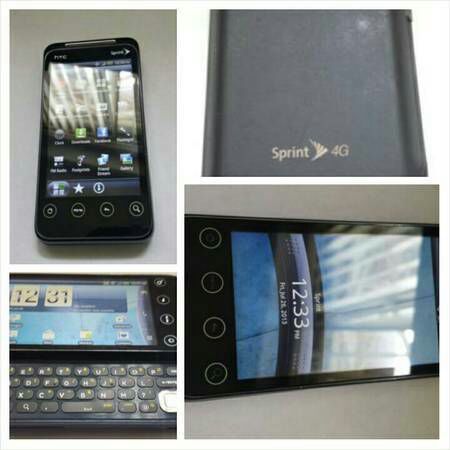 HTC EVO SHIFT SPRINT ANDROID SMARTPHONE SLIDE KEYBOARD 4G