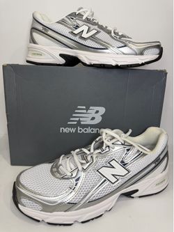 New Balance 740 White Silver Sneakers