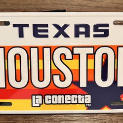 Houston Texas License Plate New