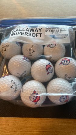 12 Callaway SuperSoft Golf Balls - Nash character