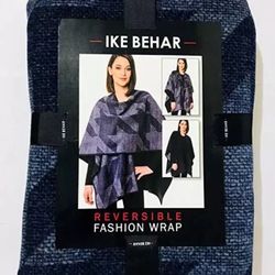 IKE BEHAR Reversible Fashion Wrap  One Size NEW