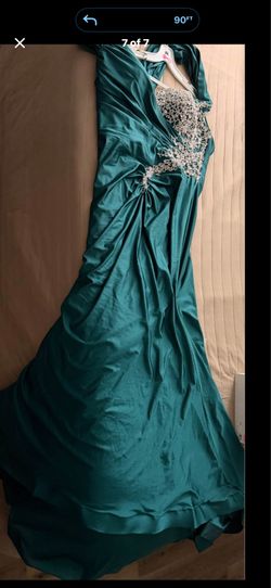 A prom dress or wedding formal dress