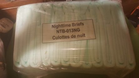 24 thick absorbent nighttime diapers