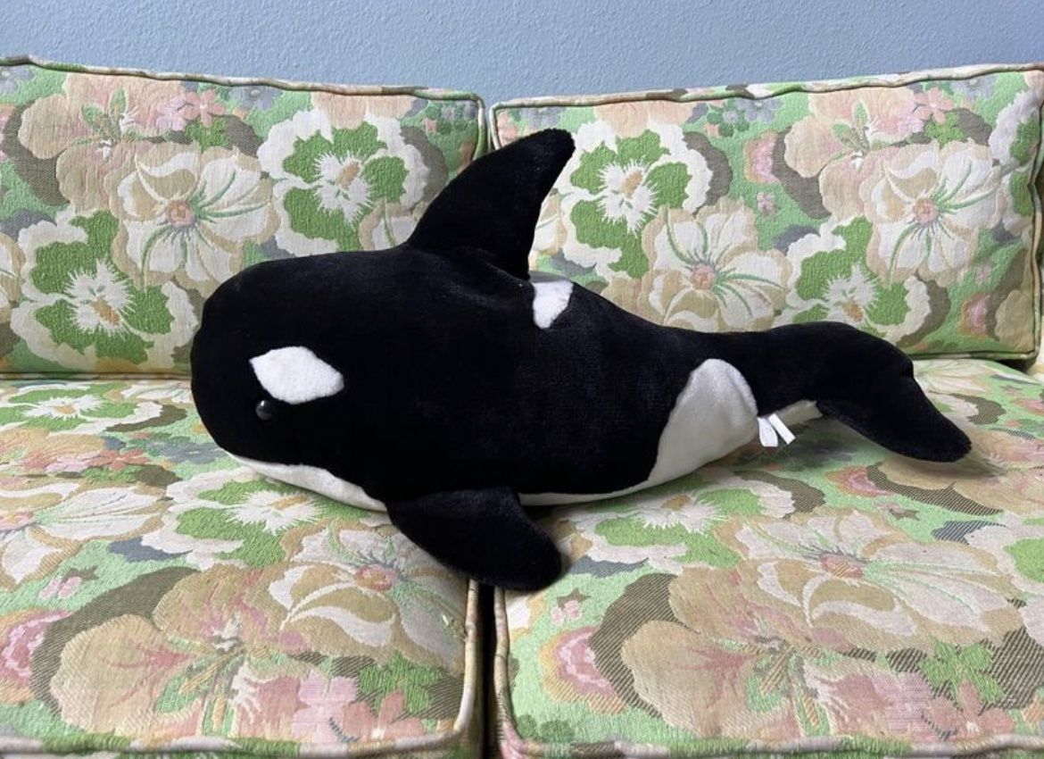 Large Orca Stuffed Toy