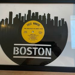 Framed Boston Record Art 