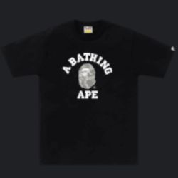 BAPE City Camo College Tee 'Black/Grey' – Size US M M