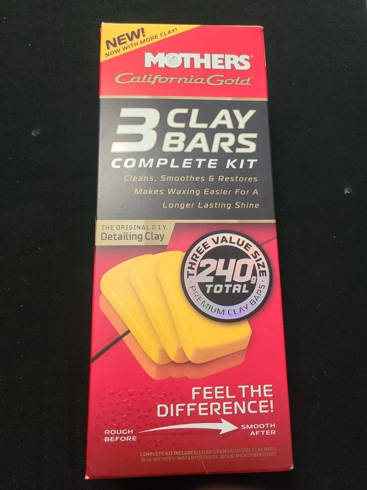 3 Clay Bar Kit For Car/boat Or Motorcycle