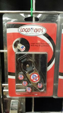 Logo caps air valve caps with keychain new in package Ford Cobra