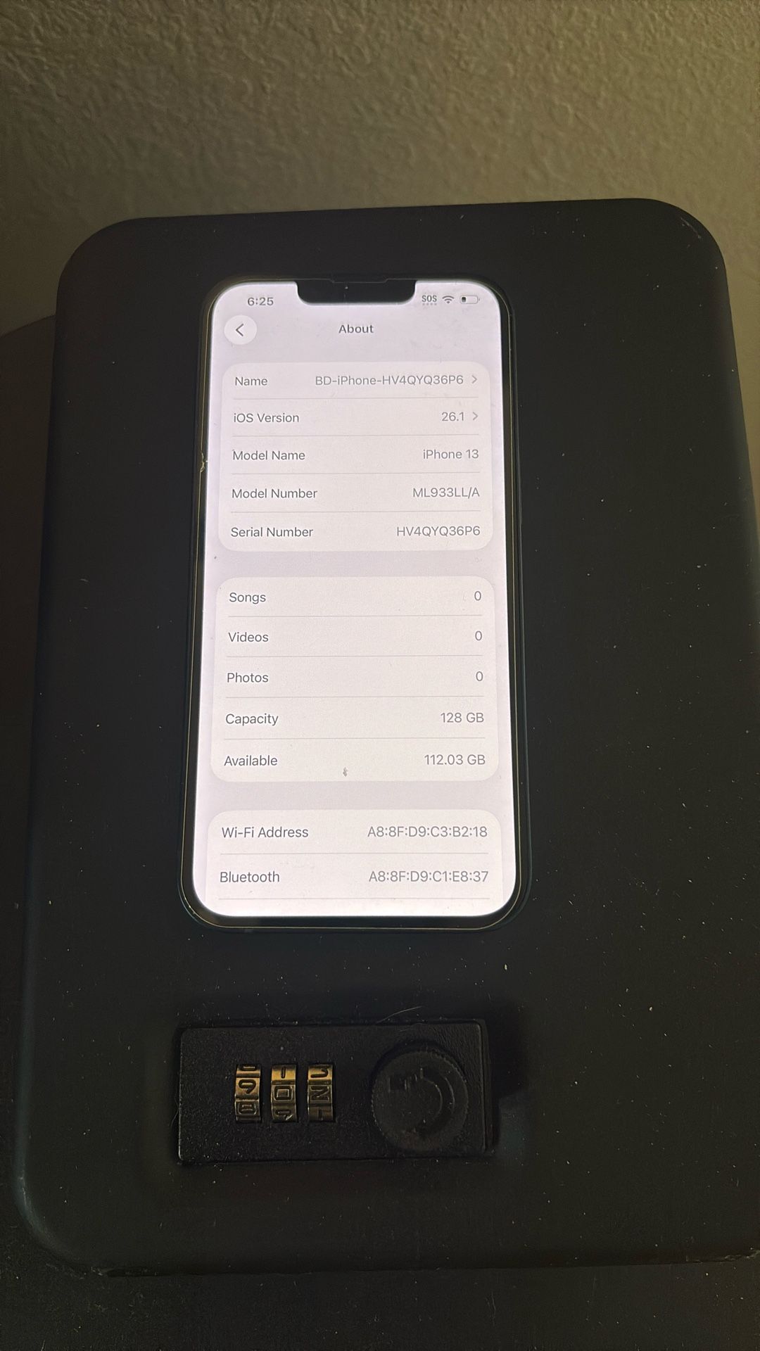 ~•-> APPLE IPHONE 13 | 128 GB | MIDNIGHT | UNLOCKED