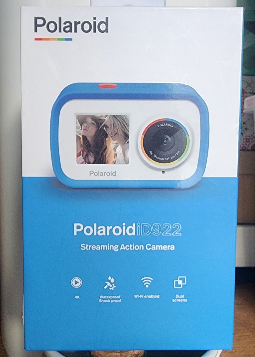 Polaroid Sport Waterproof Action Camera 4k - Blue